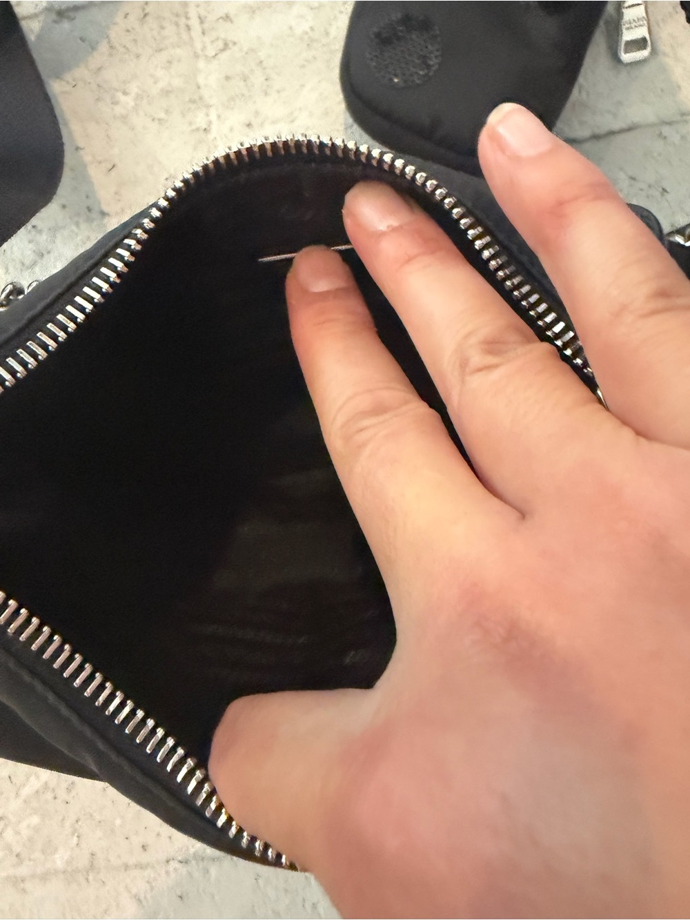 Prada Black Sequin Polka Dot Re-Edition Crossbody Bag - Picture 7 of 10